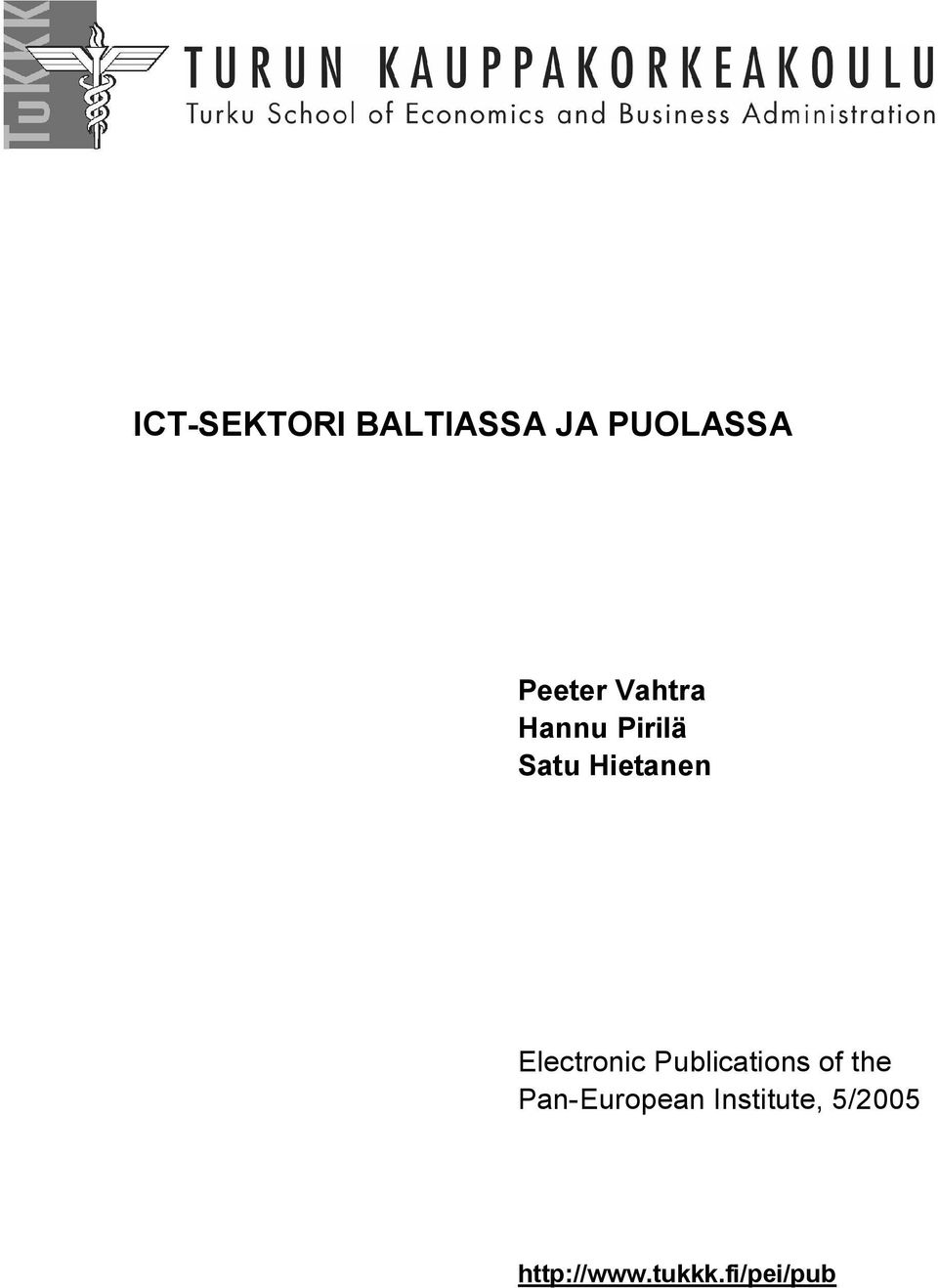 Electronic Publications of the Pan