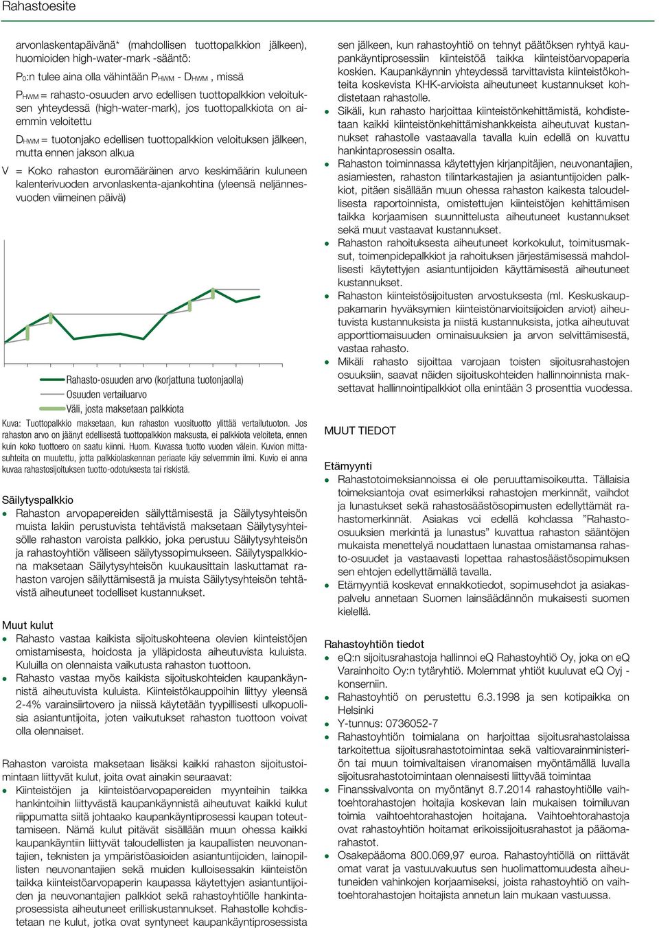 euromääräinen arvo keskimäärin kuluneen kalenterivuoden arvonlaskenta-ajankohtina (yleensä neljännesvuoden viimeinen päivä) F9 5B 1D 3E Rahasto-osuuden arvo (korjattuna tuotonjaolla) Osuuden