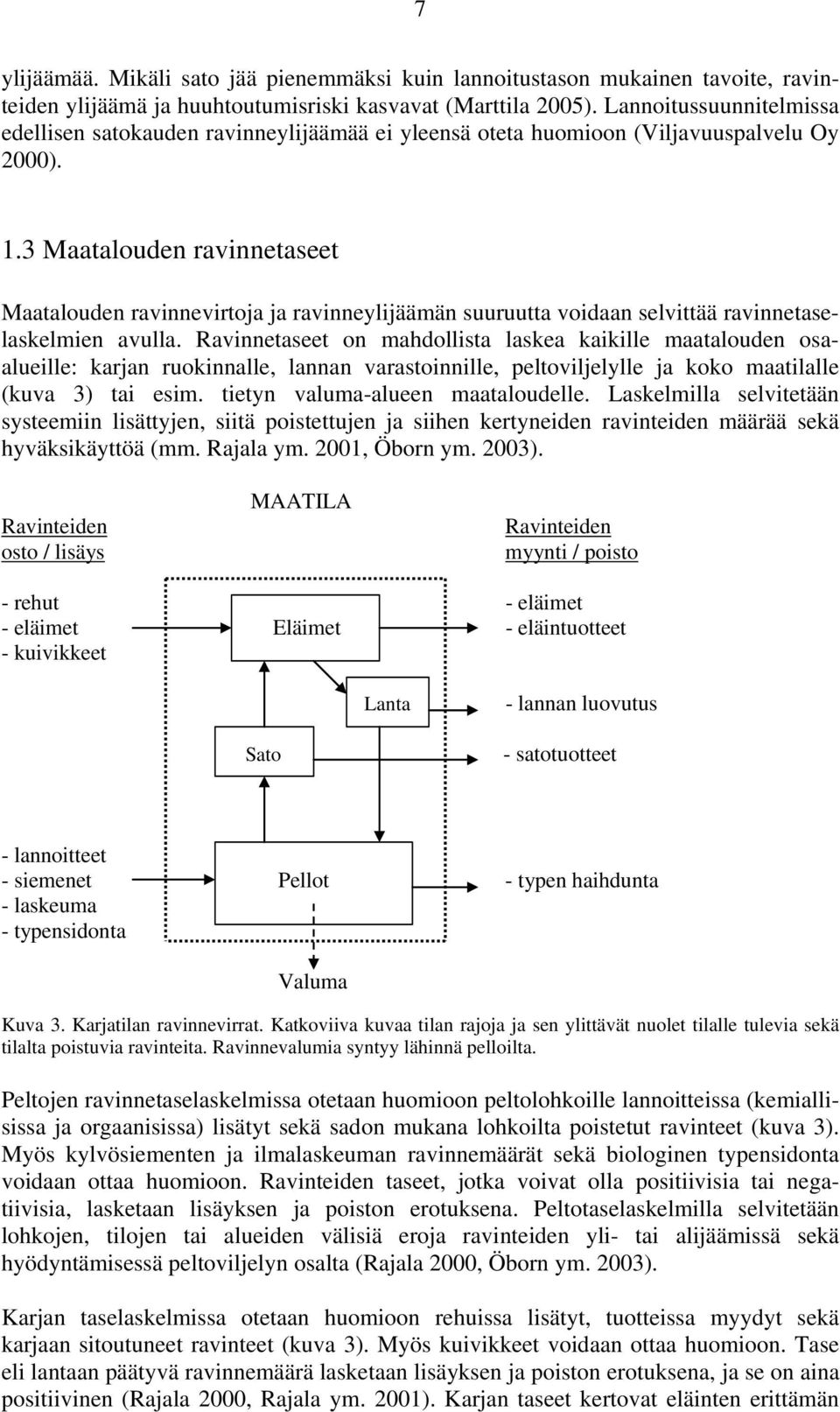 3 Maatalouden ravinnetaseet Maatalouden ravinnevirtoja ja ravinneylijäämän suuruutta voidaan selvittää ravinnetaselaskelmien avulla.