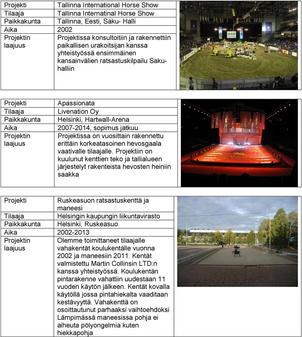 korkeatasoinen hevosgaala vaativalle tilaajalle.