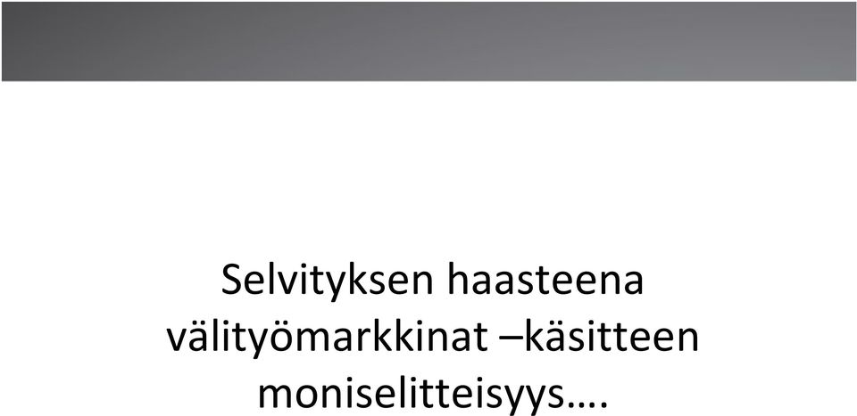 välityömarkkinat