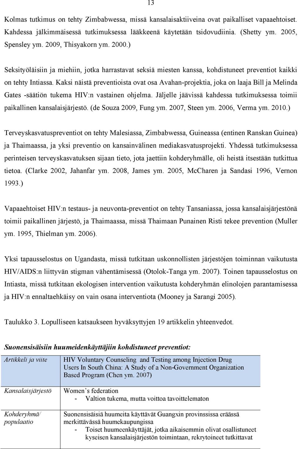 Kaksi näistä preventioista ovat osa Avahan-projektia, joka on laaja Bill ja Melinda Gates -säätiön tukema HIV:n vastainen ohjelma.