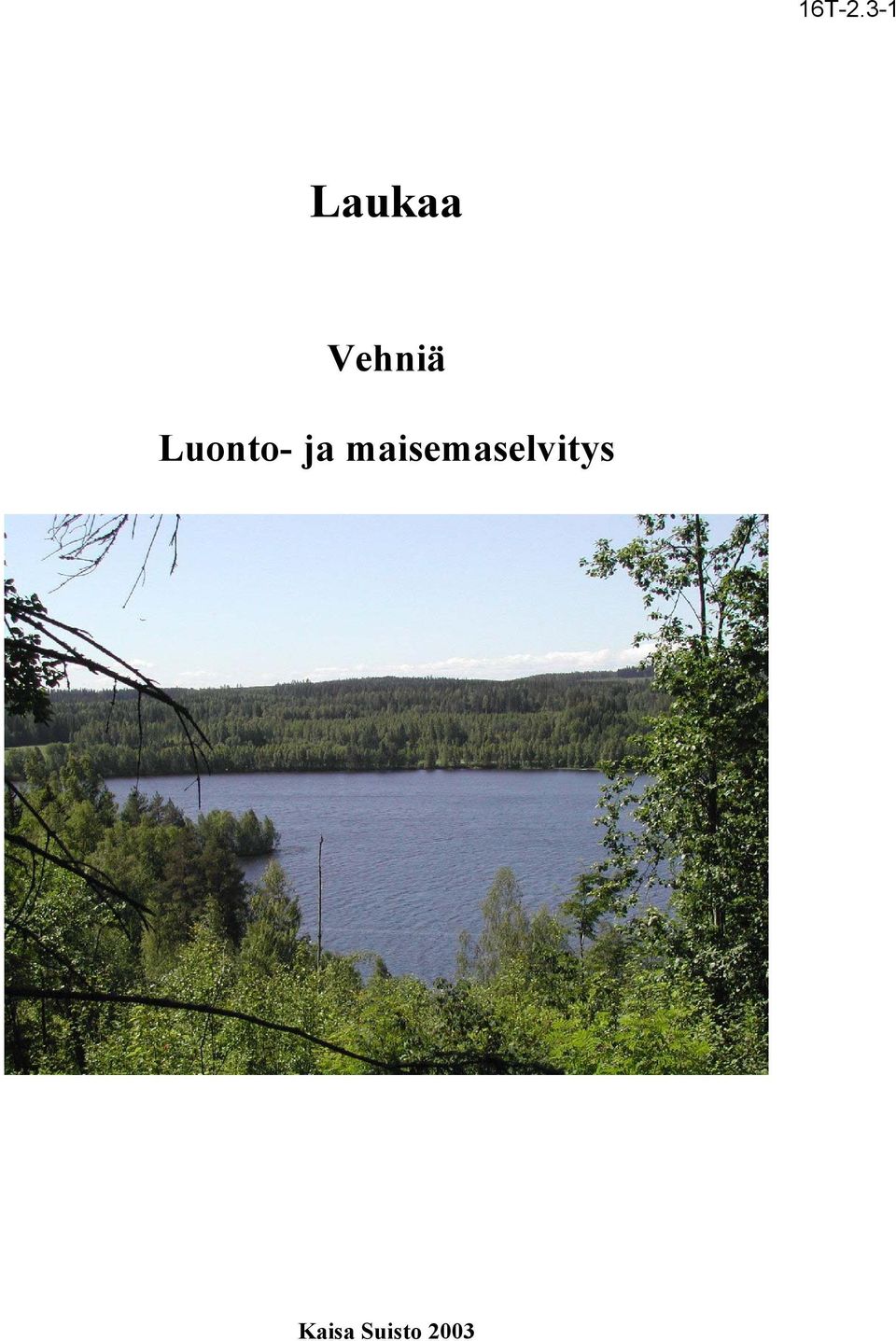 Vehniä Luonto-