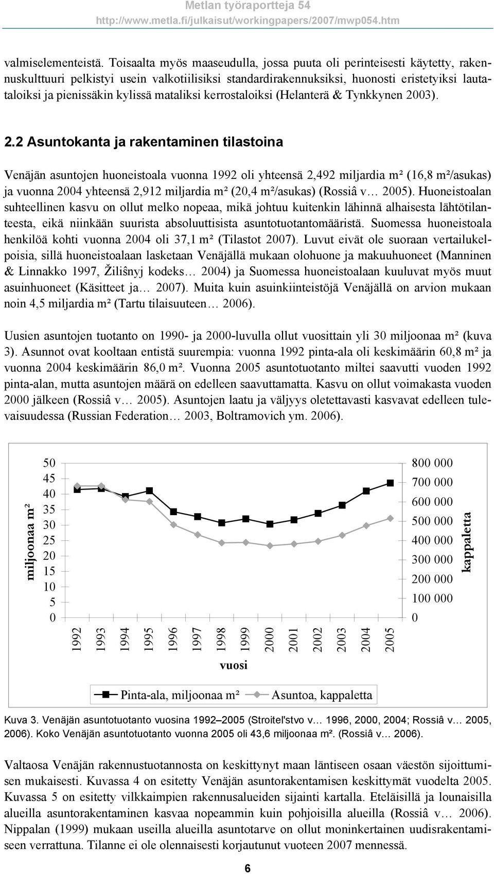 kylissä mataliksi kerrostaloiksi (Helanterä & Tynkkynen 20