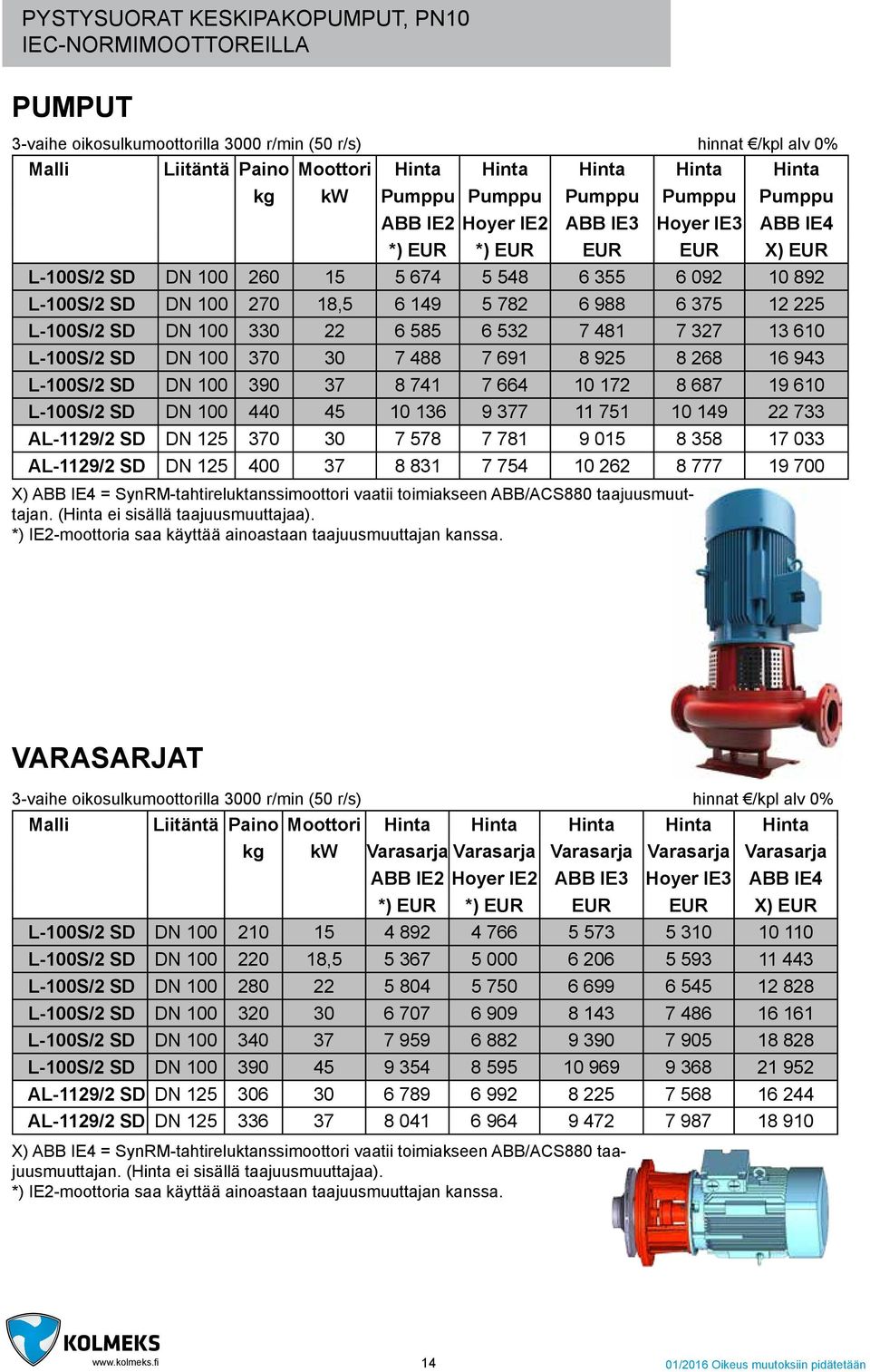 988 6 375 12 225 L-100S/2 SD DN 100 330 22 6 585 6 532 7 481 7 327 13 610 L-100S/2 SD DN 100 370 30 7 488 7 691 8 925 8 268 16 943 L-100S/2 SD DN 100 390 37 8 741 7 664 10 172 8 687 19 610 L-100S/2