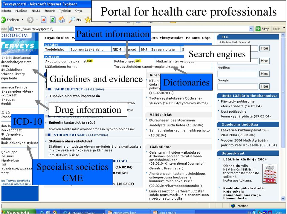 and evidence Dictionaries ICD-10 Drug