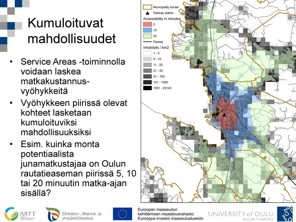 kumuloituviksi mahdollisuuksiksi Esim.