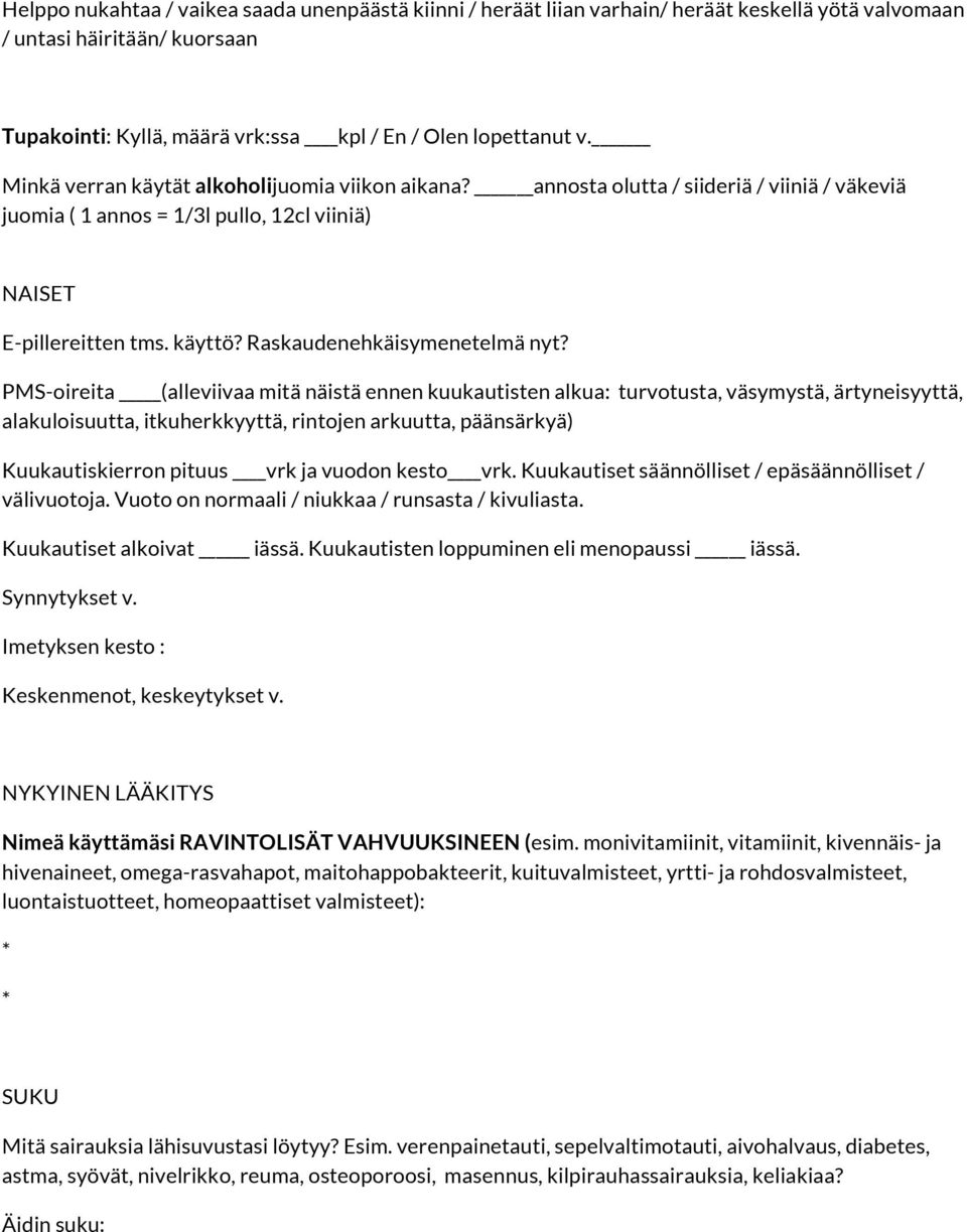 Raskaudenehkäisymenetelmä nyt?