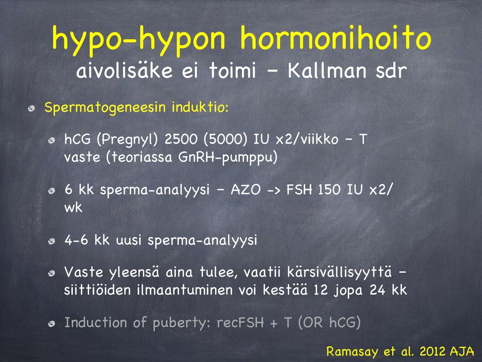 x2/ wk 4-6 kk uusi sperma-analyysi Vaste yleensä aina tulee, vaatii kärsivällisyyttä siittiöiden