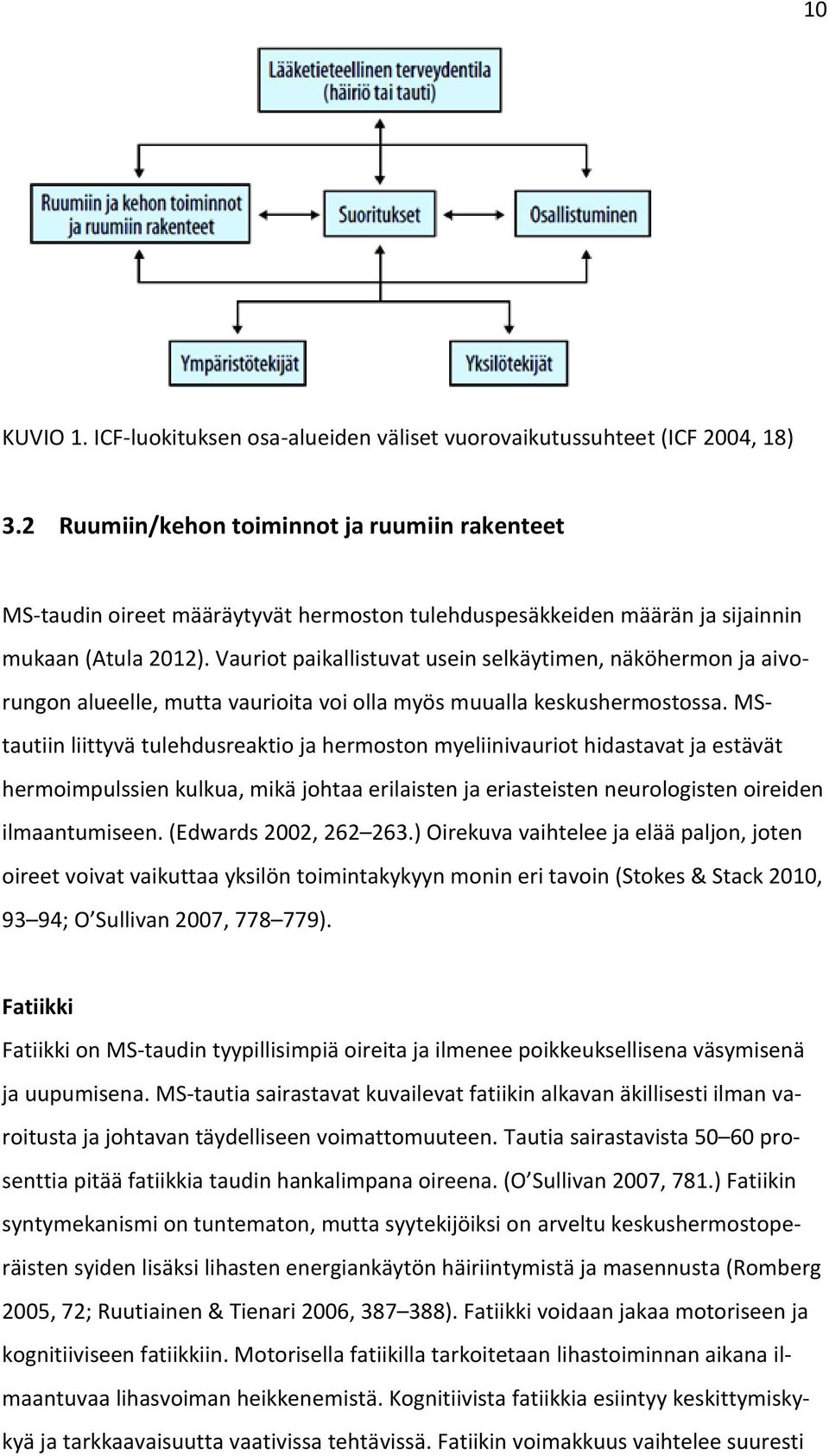 Vauriot paikallistuvat usein selkäytimen, näköhermon ja aivorungon alueelle, mutta vaurioita voi olla myös muualla keskushermostossa.