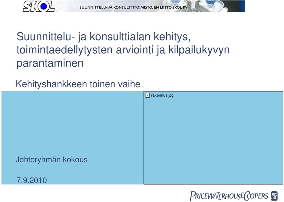 kilpailukyvyn parantaminen Kehityshankkeen