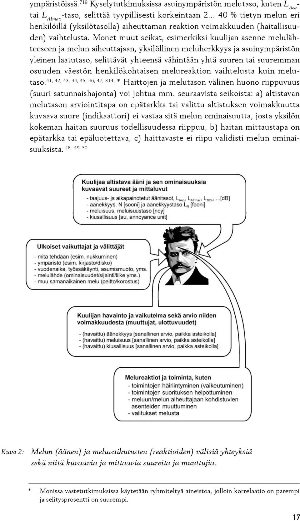 Monet muut sei kat, esi mer kiksi kuu lijan asenne melulähtee seen ja melun aiheut ta jaan, yksi löl linen melu herk kyys ja asuinympä ris tön yleinen laatutaso, selit tä vät yhteensä vä hin tään