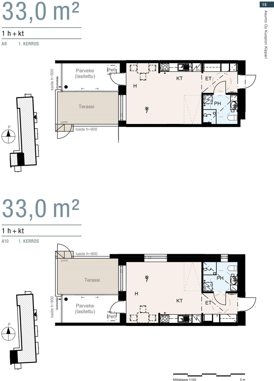 h + kt 33,0 m 2 A10 1.Kerros alusta 1.1.20 33,0 m² 1 h + kt A10 1.