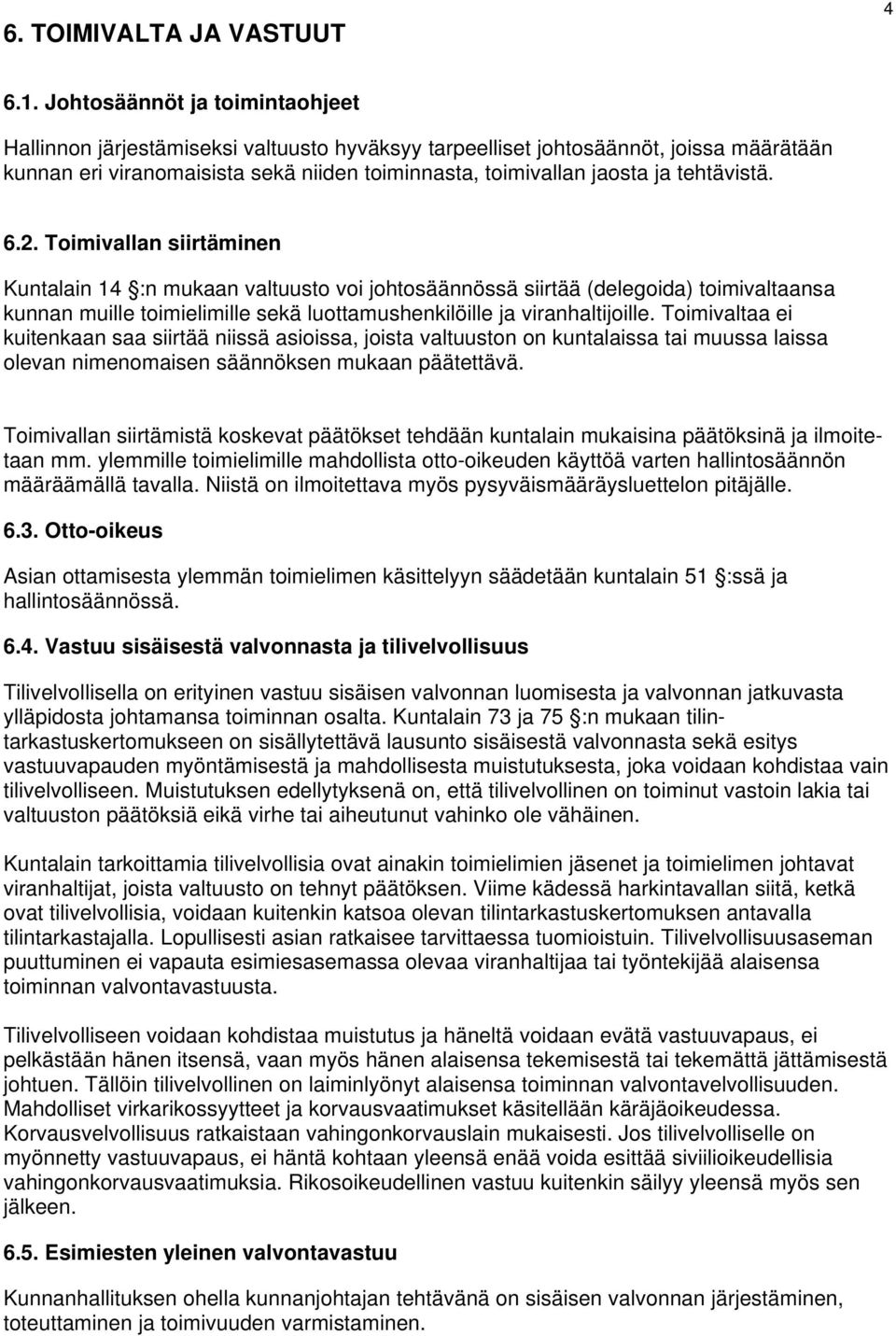 tehtävistä. 6.2.