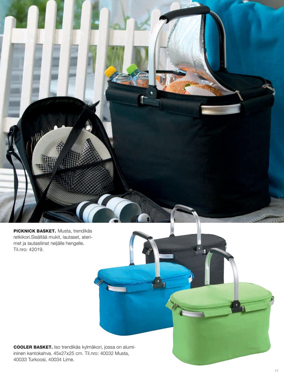 hengelle. Til.nro: 42019. COOLER BASKET.
