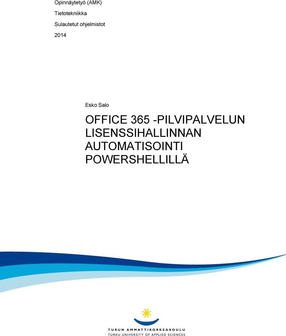 Salo OFFICE 365 -PILVIPALVELUN