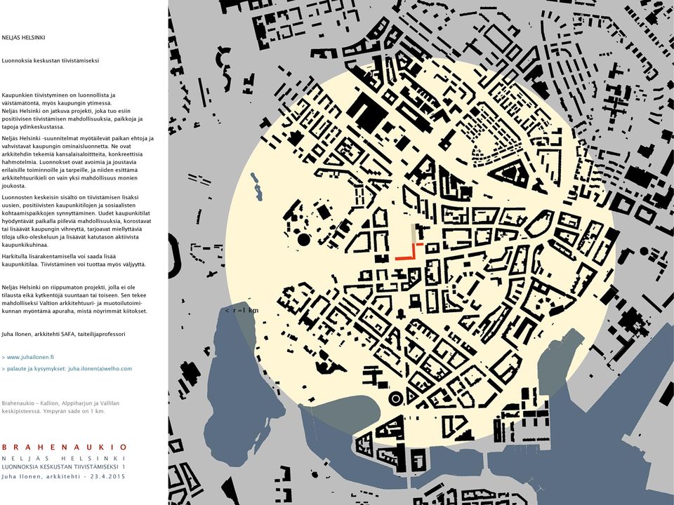 Neljäs Helsinki -suunnitelmat myötäilevät paikan ehtoja ja vahvistavat kaupungin ominaisluonnetta. Ne ovat arkkitehdin tekemiä kansalaisaloittteita, konkreettisia hahmotelmia.