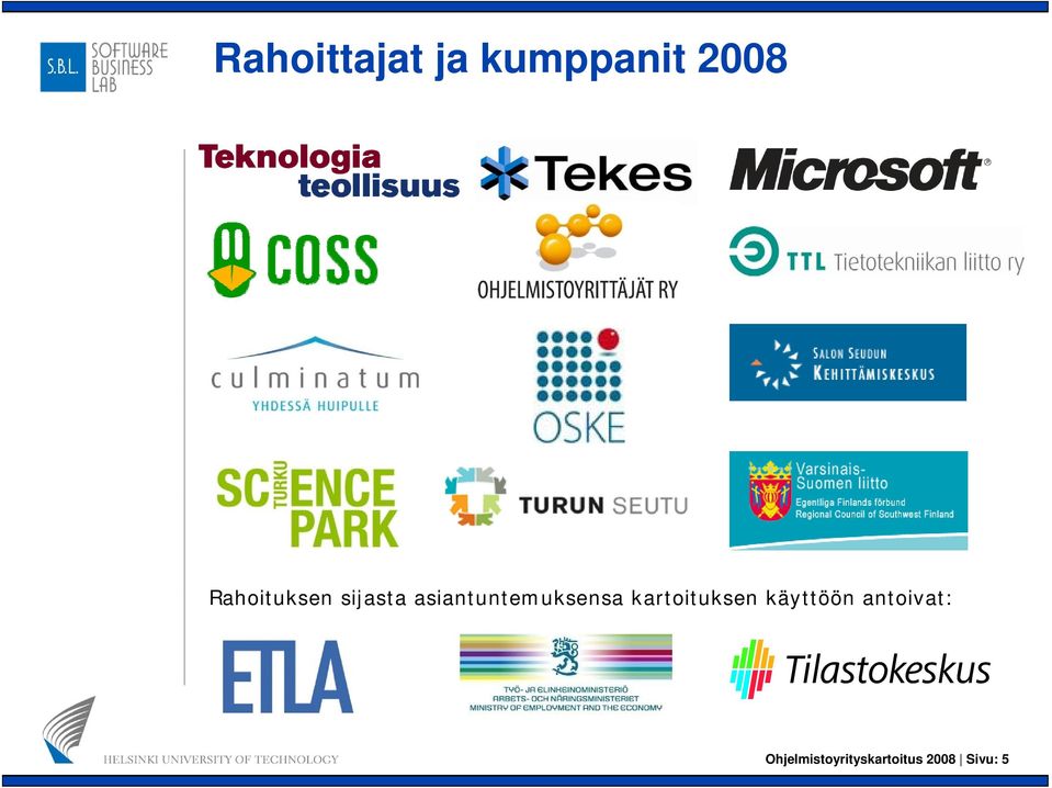 asiantuntemuksensa kartoituksen k