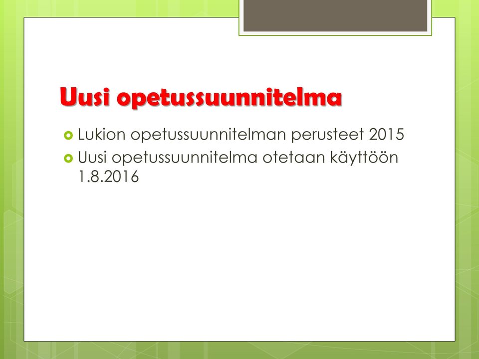 perusteet 2015  otetaan