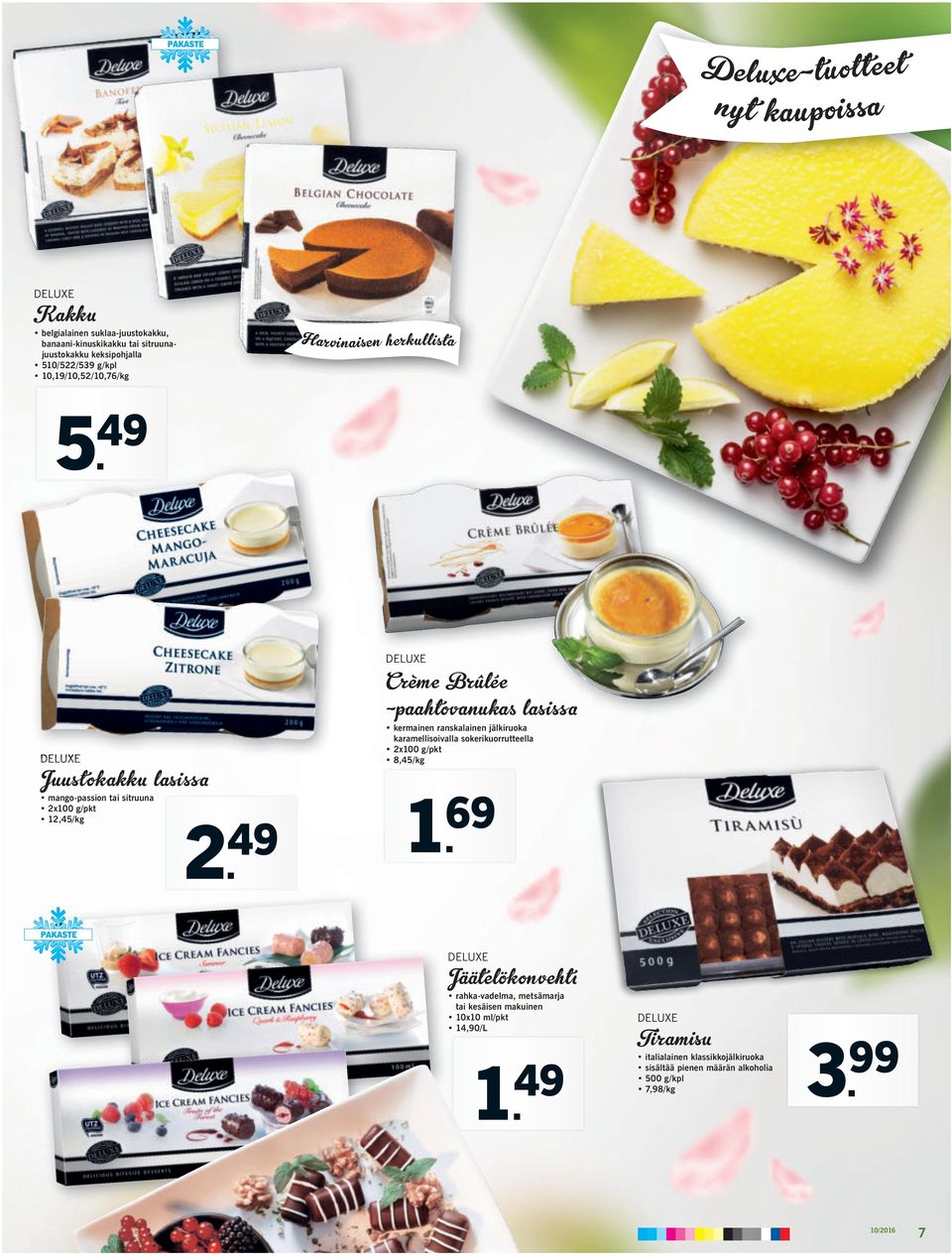 49 Crème Brûlée -paahtovanukas lasissa kermainen ranskalainen jälkiruoka karamellisoivalla sokerikuorrutteella 2x100 g/pkt 8,45/kg 69