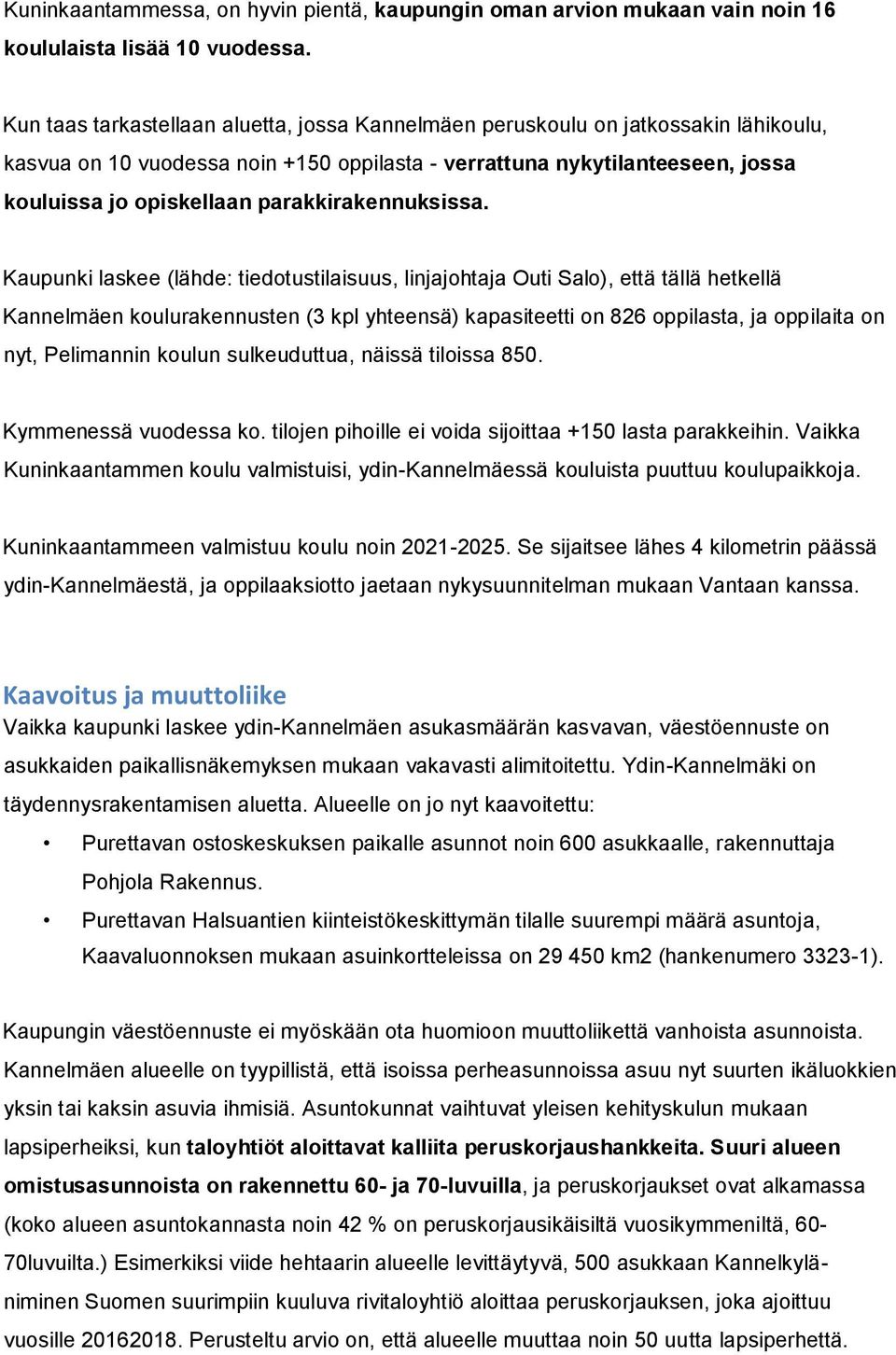 parakkirakennuksissa.