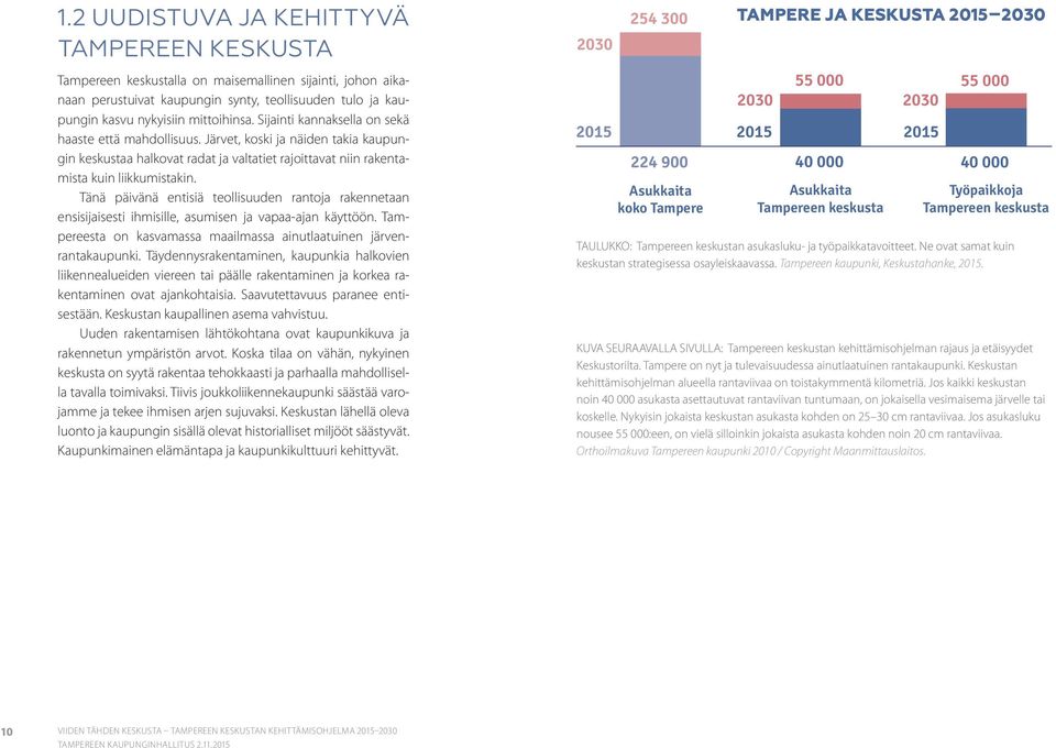 Järvet, koski ja näiden takia kaupungin keskustaa halkovat radat ja valtatiet rajoittavat niin rakentamista kuin liikkumistakin.