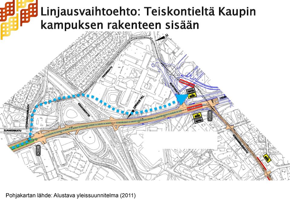 Pohjakartan lähde: Alustava