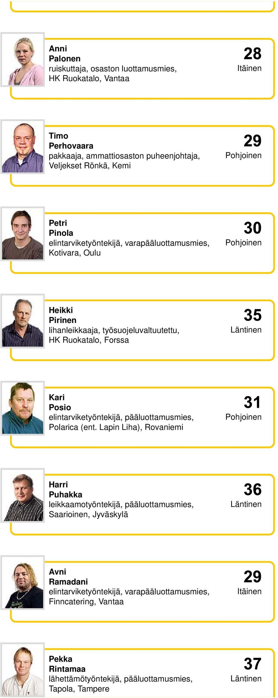 pääluottamusmies, Polarica (ent.