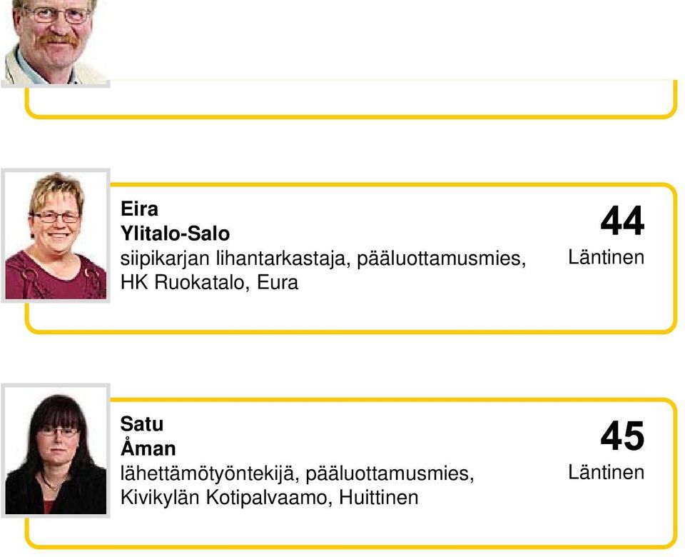 Ruokatalo, Eura Satu Åman