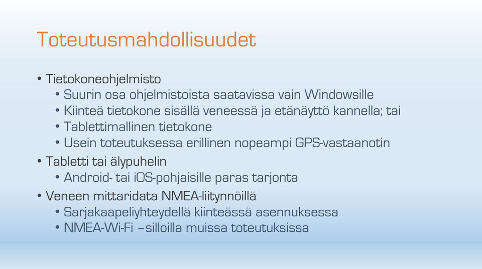 erillinen nopeampi GPS-vastaanotin Tabletti tai älypuhelin Android- tai ios-pohjaisille paras tarjonta