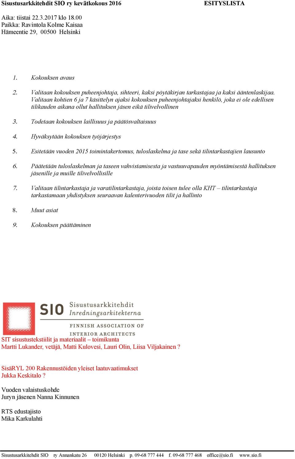 SisäRYL 200 Rakennustöiden yleiset laatuvaatimukset Jukka Keskitalo?