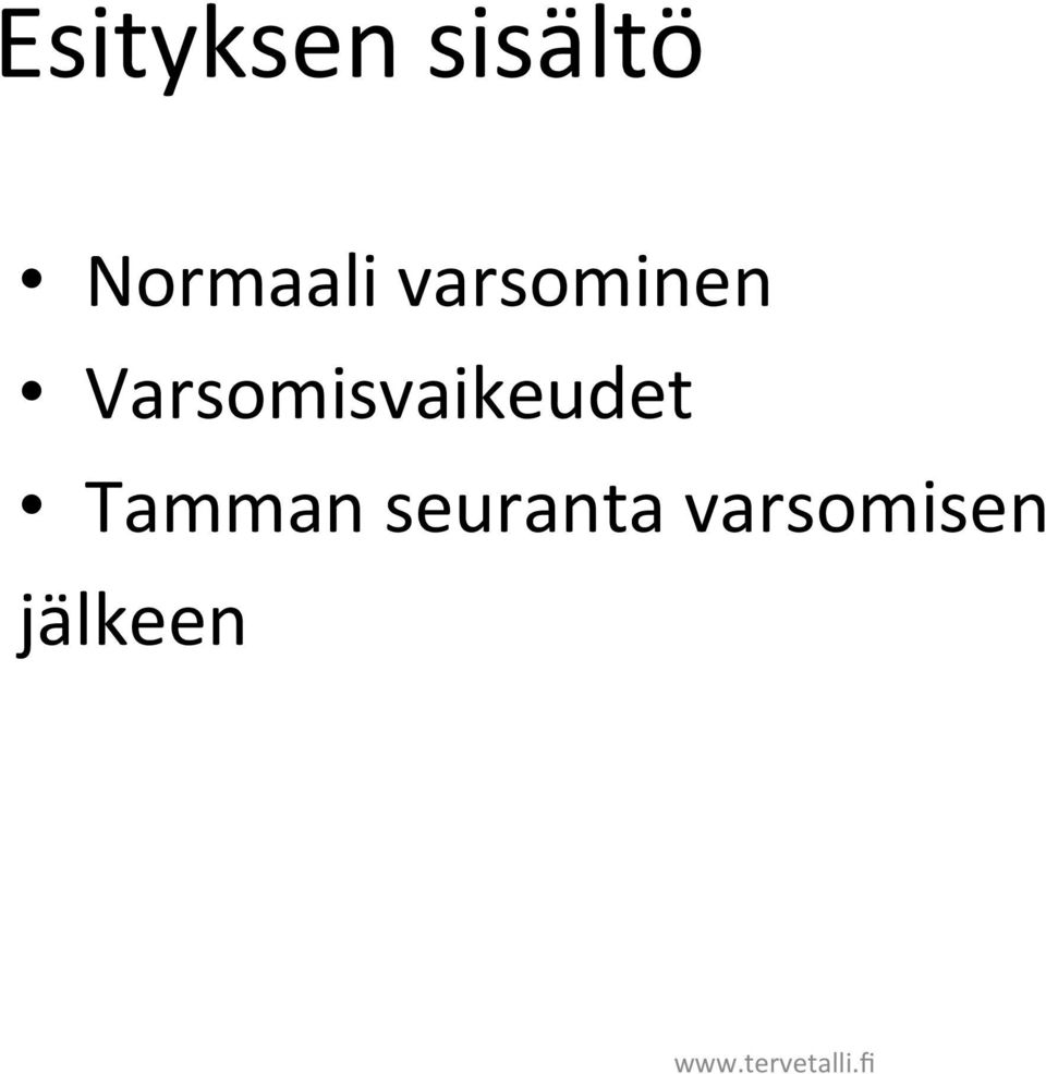 Varsomisvaikeudet