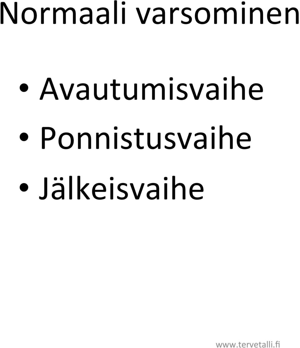 Avautumisvaihe