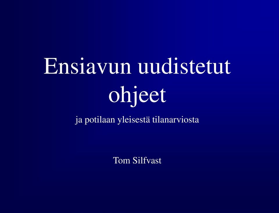 ja potilaan