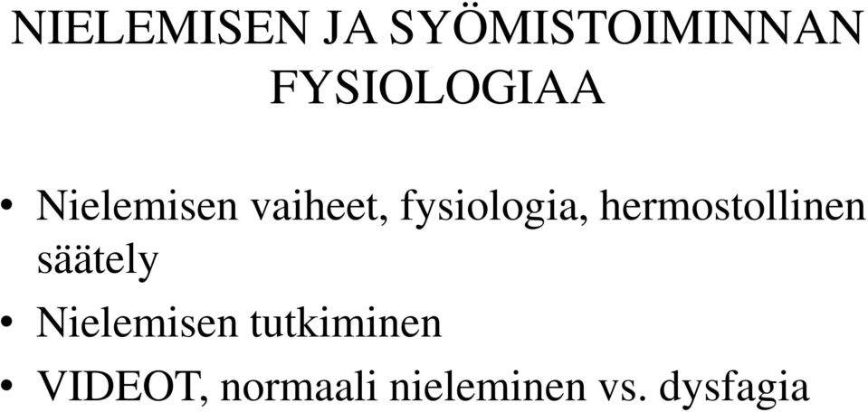 fysiologia, hermostollinen säätely