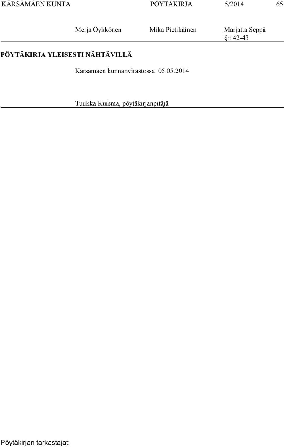 Pietikäinen Marjatta Seppä :t 42-43 Kärsämäen