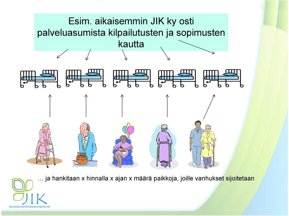 sopimusten kautta ja hankitaan x