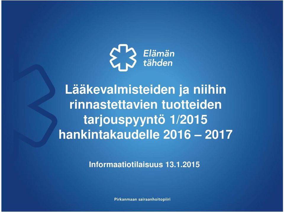 tarjouspyyntö 1/2015
