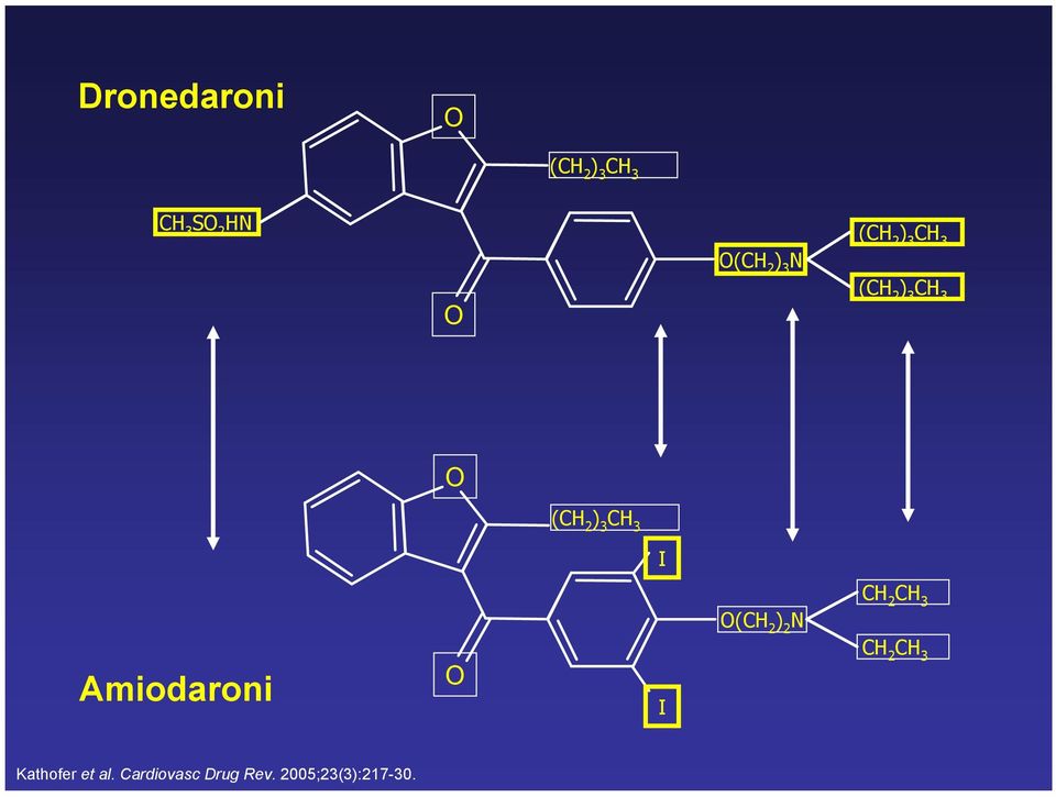 O(CH 2 ) 2 N CH 2 CH 3 Amiodaroni O I CH 2 CH 3