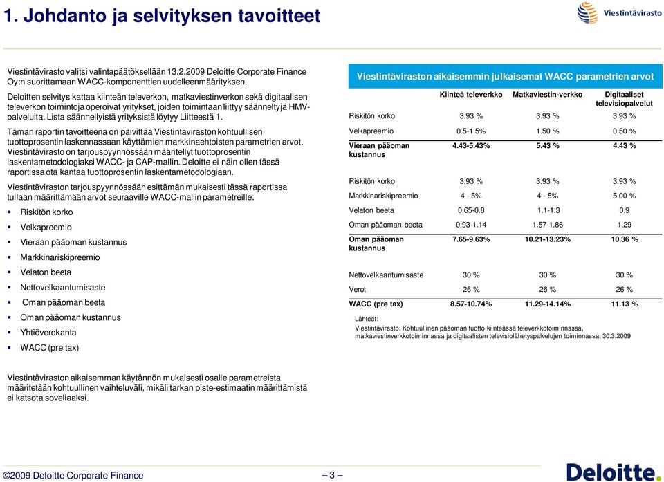 Lista säännellyistä yrityksistä löytyy Liitteestä 1.