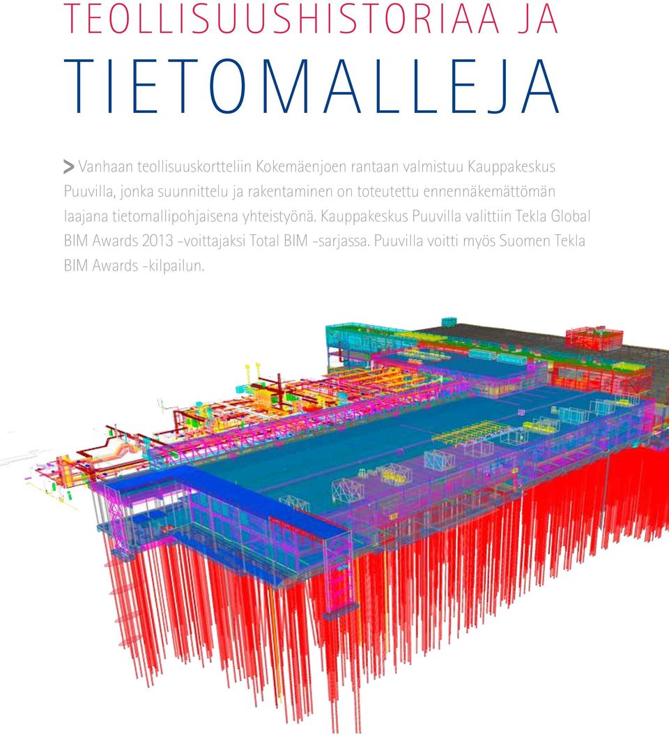 ennennäkemättömän laajana tietomallipohjaisena yhteistyönä.