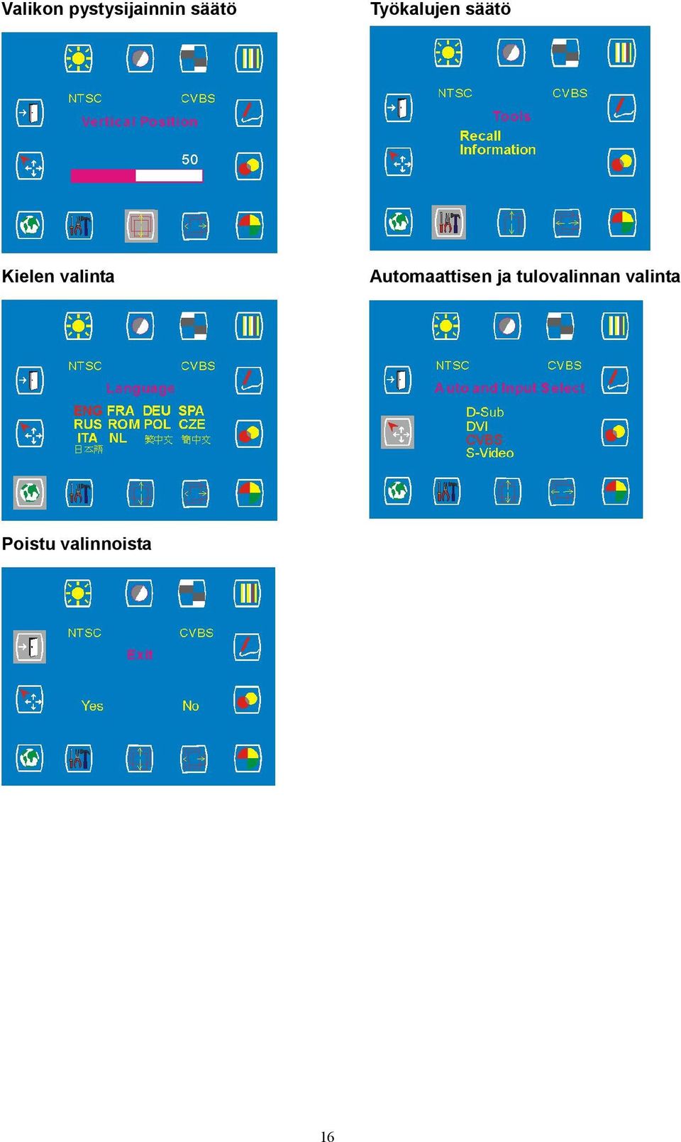 valinta Automaattisen ja