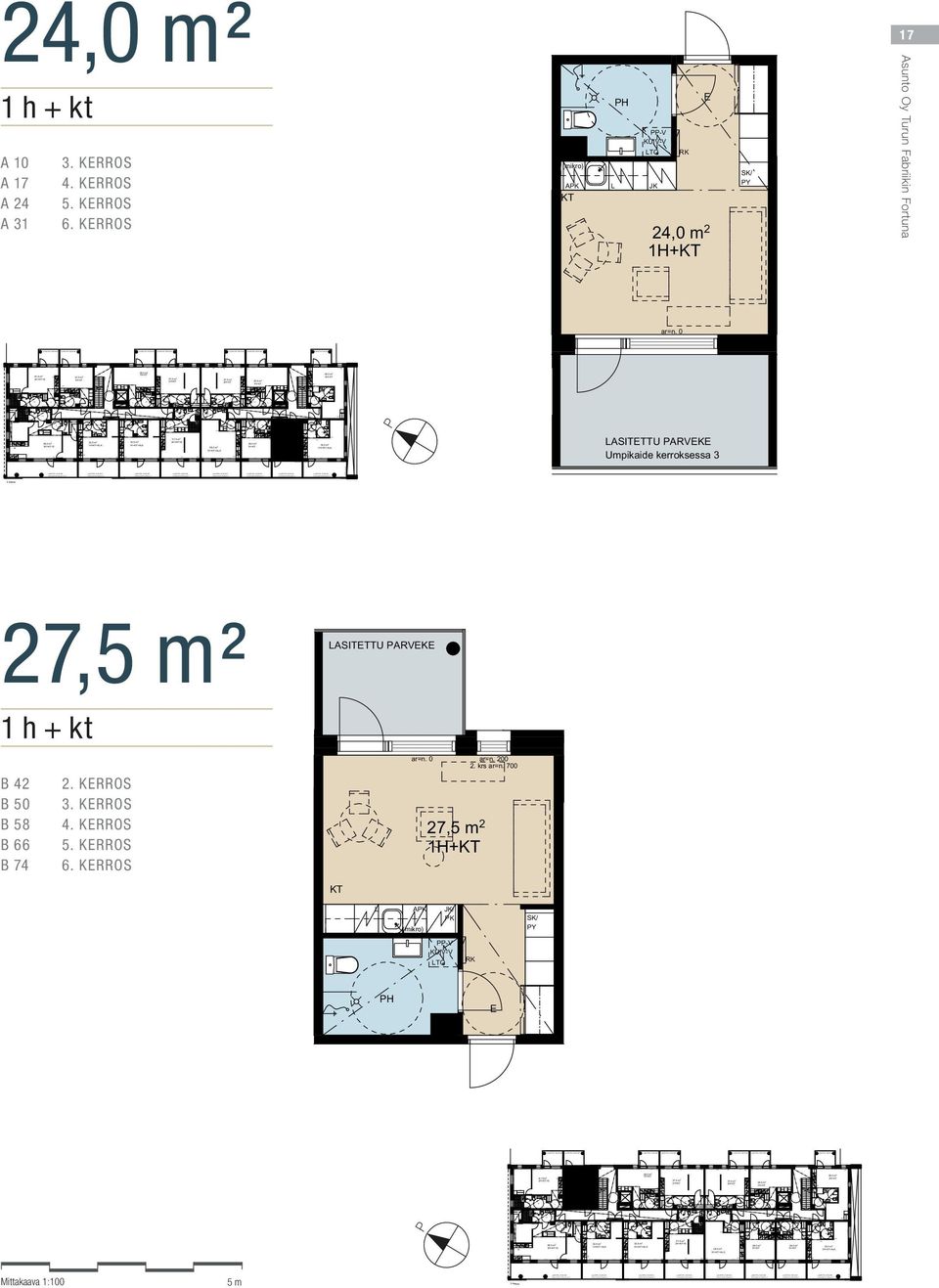 1H++AK   1H++AK 1 () A 2H++ AITTTU ARVK 3H++ AITTTU ARVK AITTTU ARV a 41, 2 A (mik 5 24,0 m² 1 h + kt A 10 A 17 A 24 A 31 ar=n. 1600 ar=n. 1600 A 3. KRRO 4. KRRO 5. KRRO 6. KRRO A A A 1H+ 27,5m² 2.