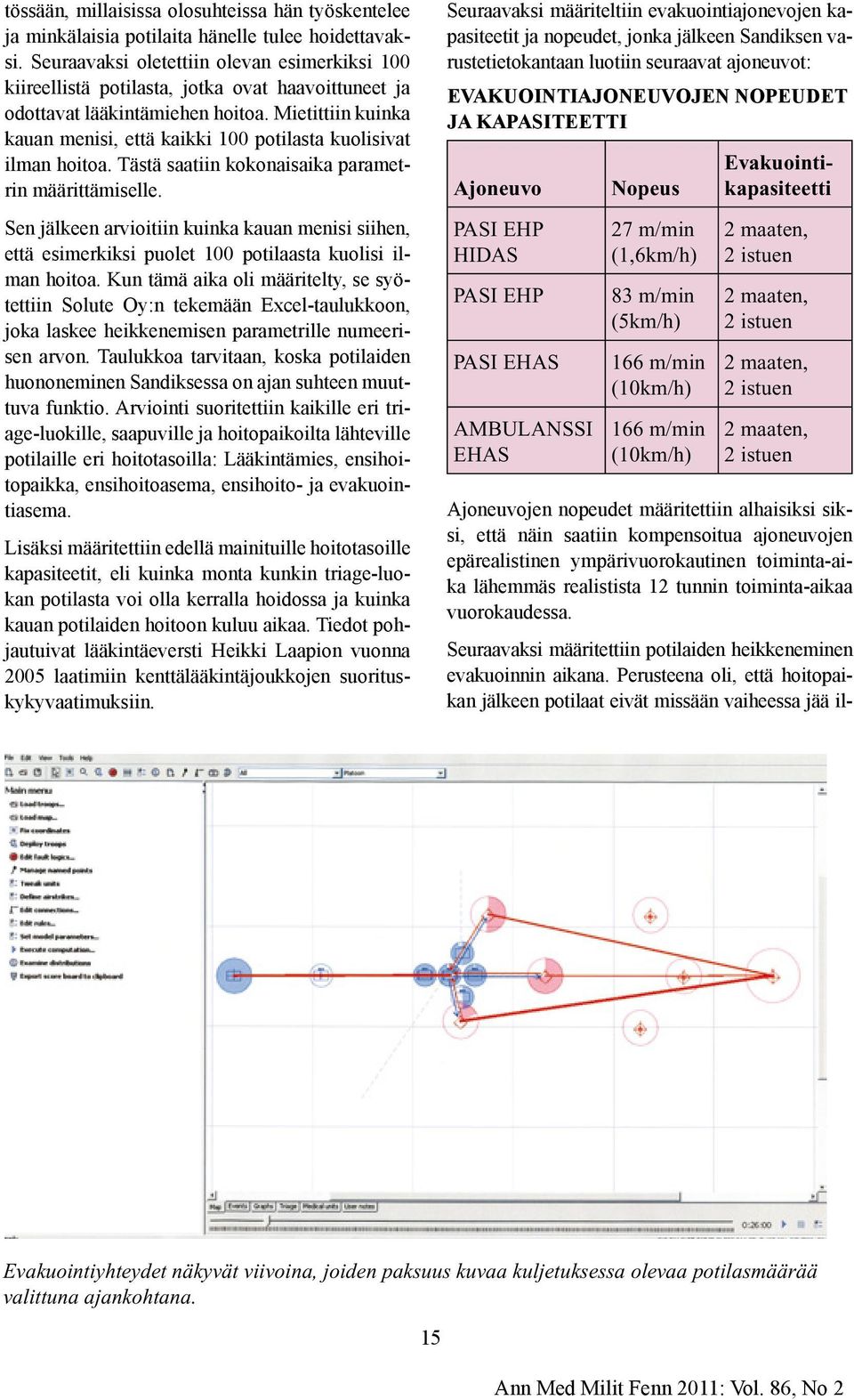 Mietittiin kuinka kauan menisi, että kaikki 100 potilasta kuolisivat ilman hoitoa. Tästä saatiin kokonaisaika parametrin määrittämiselle.