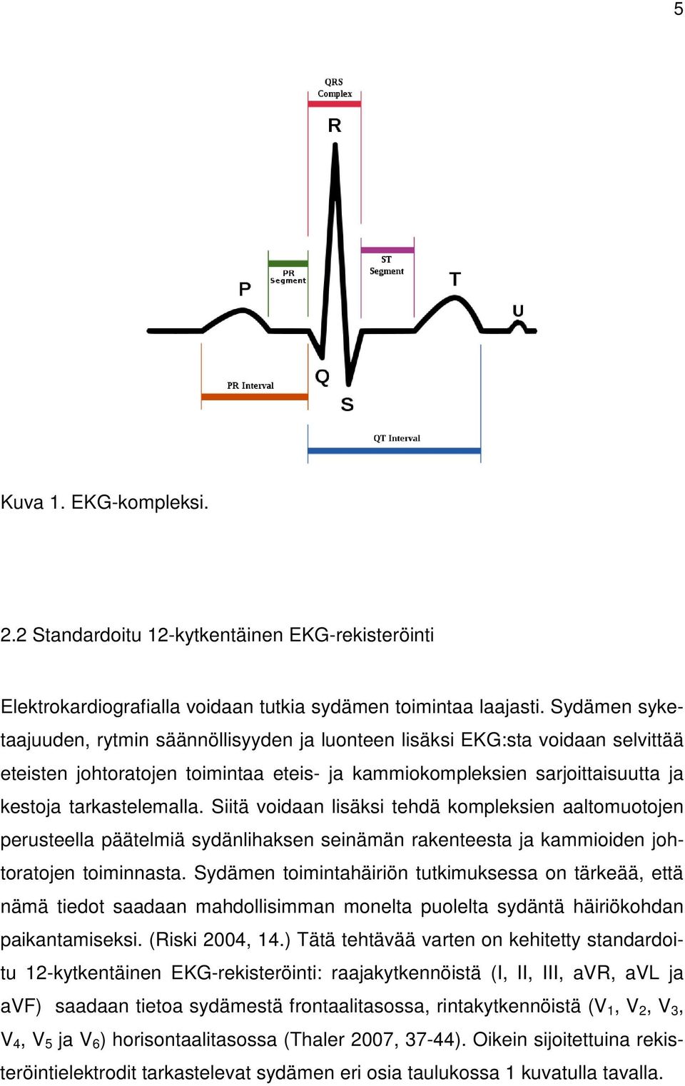Siitä voidaan lisäksi tehdä kompleksien aaltomuotojen perusteella päätelmiä sydänlihaksen seinämän rakenteesta ja kammioiden johtoratojen toiminnasta.