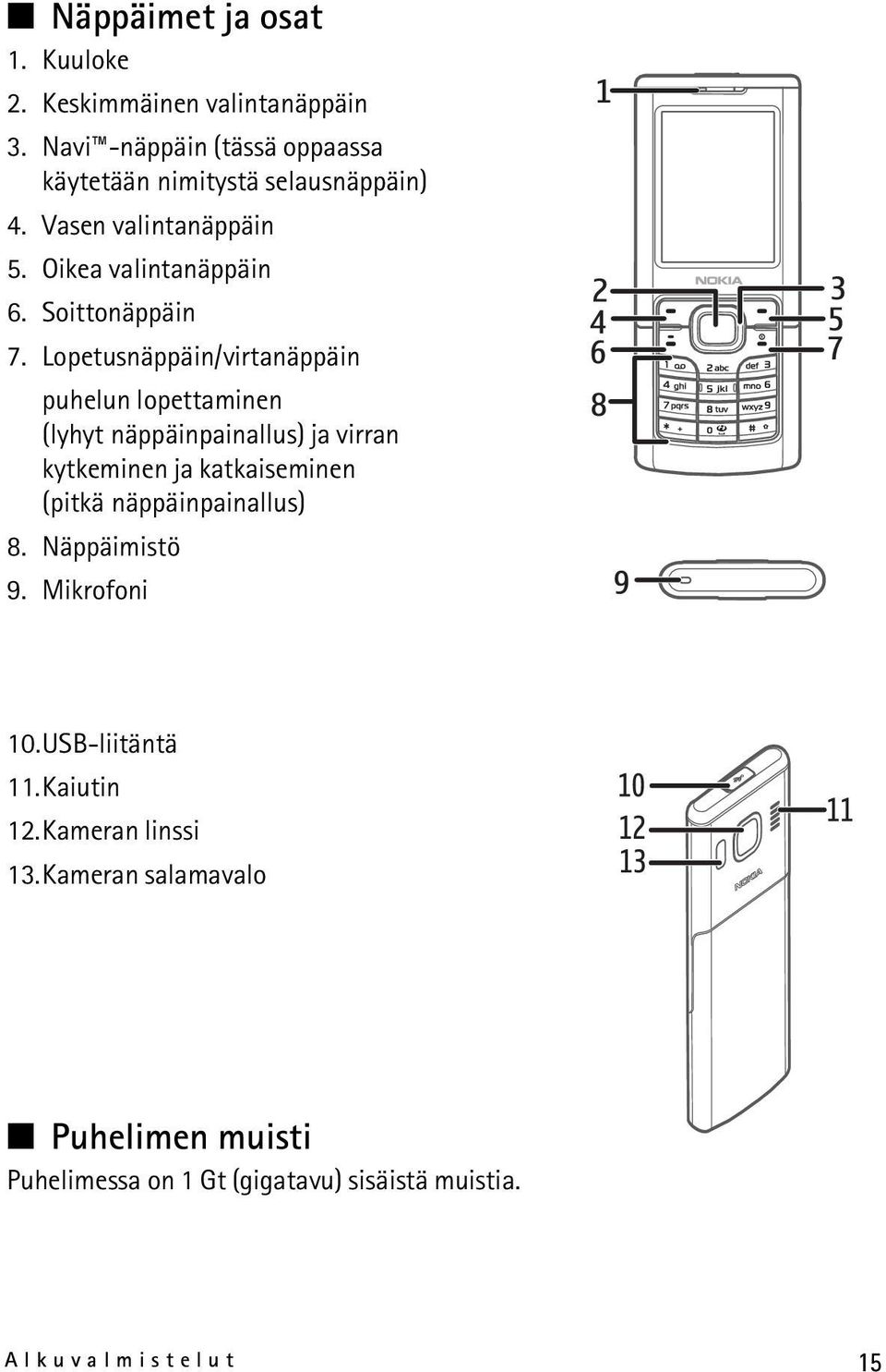 Soittonäppäin 7.