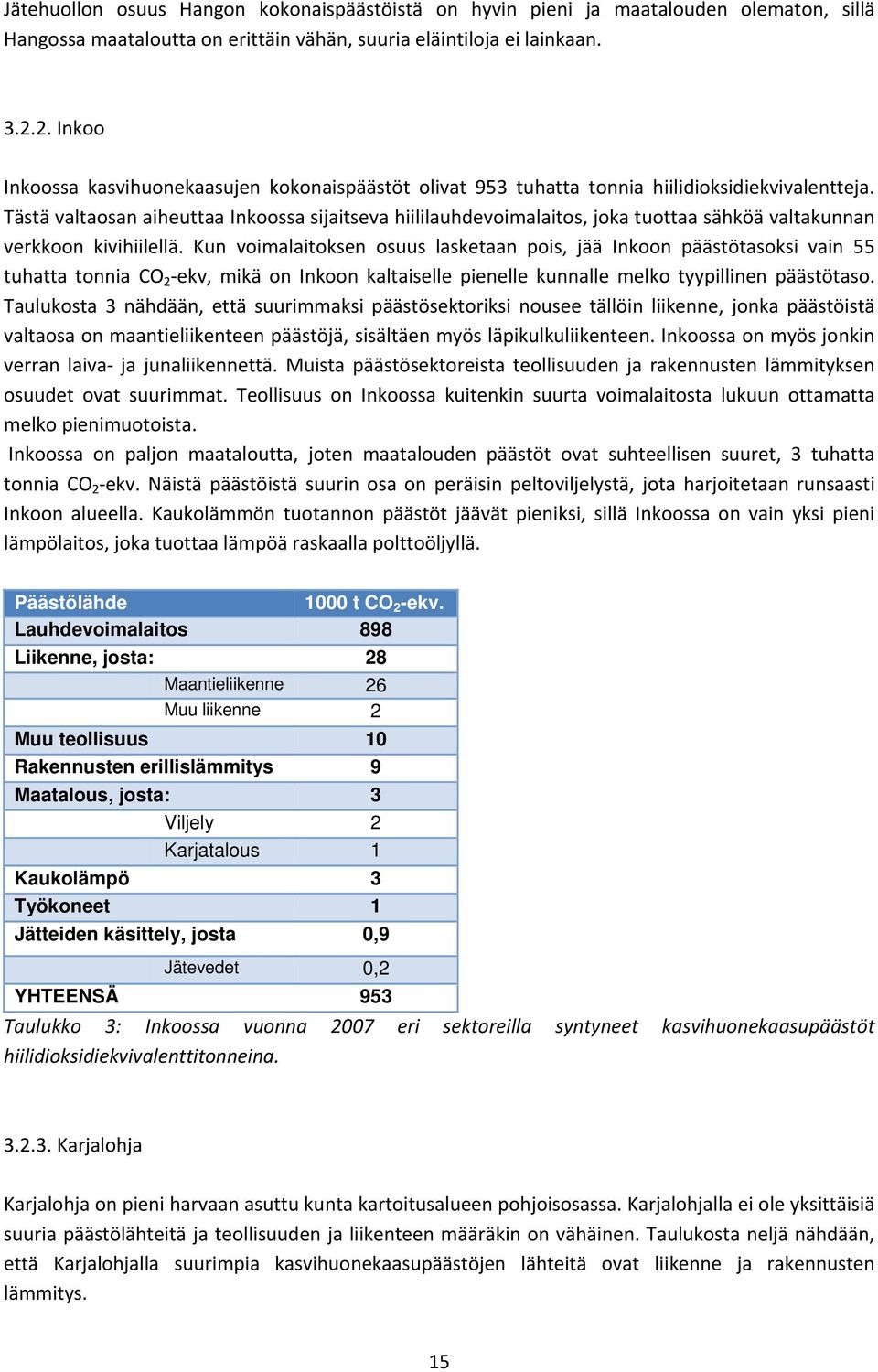 Tästä valtaosan aiheuttaa Inkoossa sijaitseva hiililauhdevoimalaitos, joka tuottaa sähköä valtakunnan verkkoon kivihiilellä.