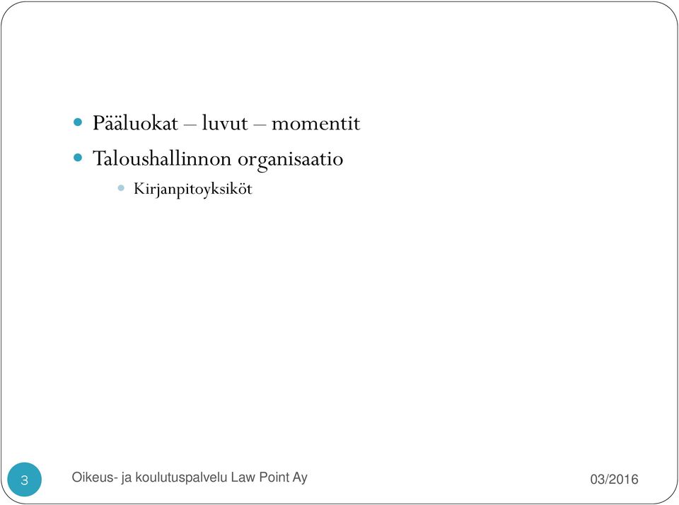 Taloushallinnon