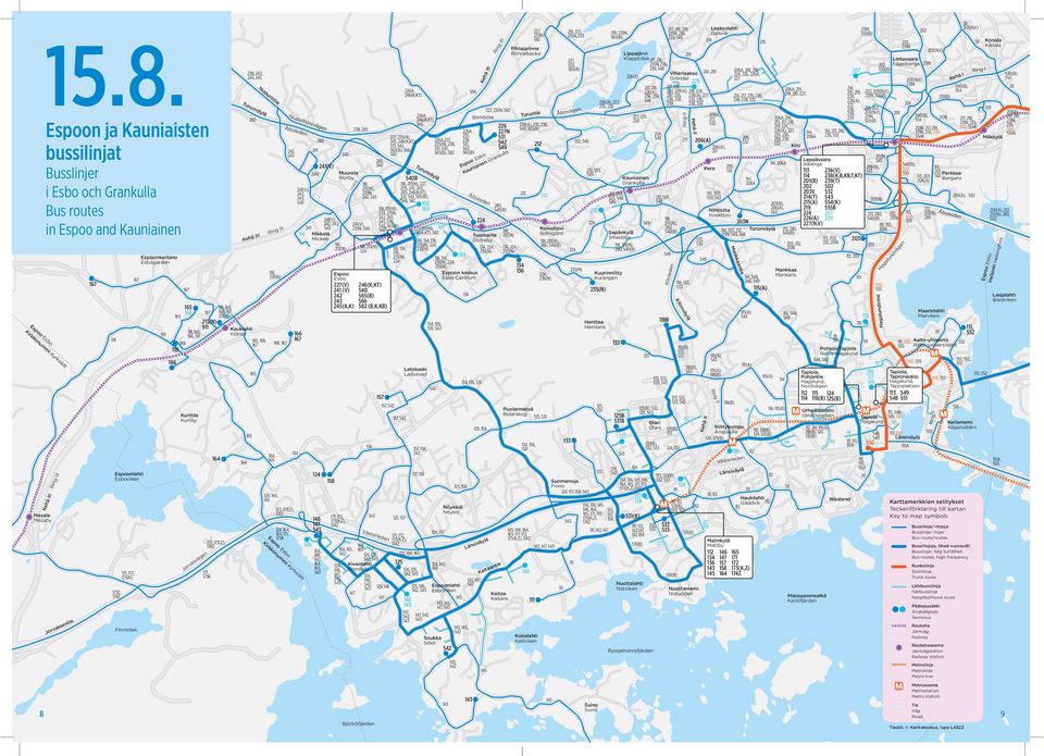 911 Köklax, 166, 166 118 166 Kurttila Kurtby Jorvasvägen 172, 173(Z), 171, 173K 164 164 238, 242, 243, 245 Turunväylä 280 Nupurintie Kehä III Ring III 164, 124, 164, 166, 242.