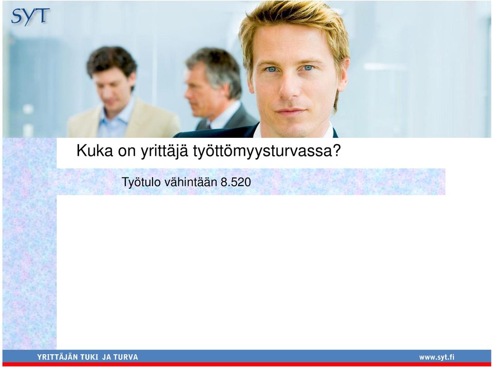 vähintään 8.